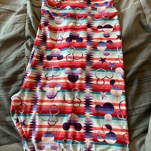 Lularoe Disney Leggings TC2 Micky Mouse